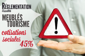 meublé tourisme cotisations sociales